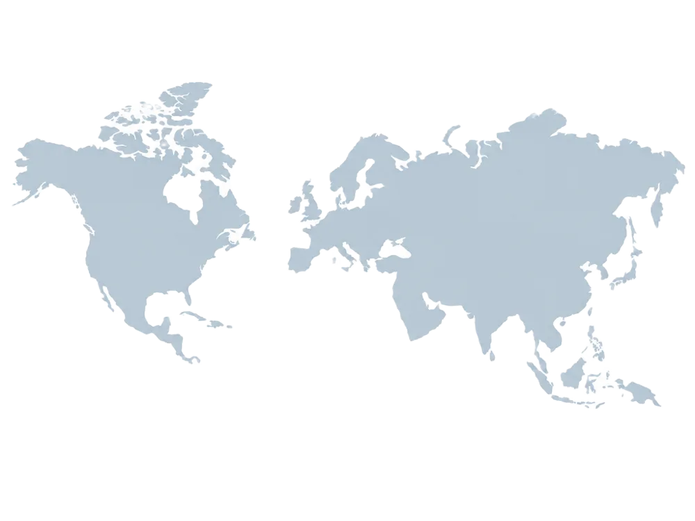 World map of proxy locations